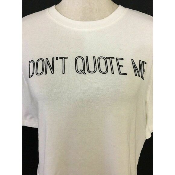 Mink Pink Dont Quote Me Short Short sleeve t shirt - Picture 2 of 6